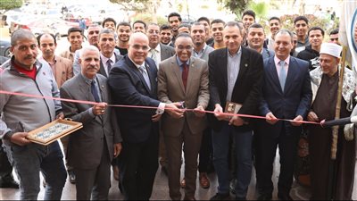 افتتاح معرض الكتاب بكلية اللغة العربية في القاهرة