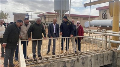رئيس جهاز القاهرة الجديدة يتفقد روافع الصرف الصحي