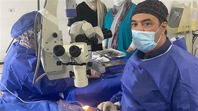 نجاح فريق طبي بمستشفى رمد المنصورة فى إجراء جراحتين لزراعة القرنية 