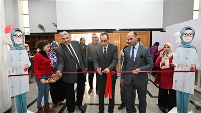 افتتاح مسابقة ومعرض الصناعات الصغيرة السادس بجامعة الفيوم
