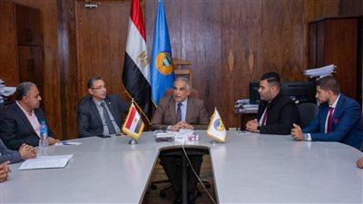 رئيس جامعة طنطا يستقبل أعضاء مجلس اتحاد الطلاب الجدد