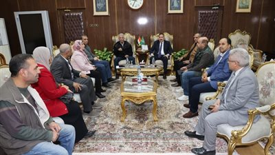 محافظ المنوفية يلتقي مستشار رئيس الوزراء للمشروعات القومية