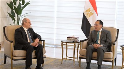 مدبولي يلتقي نائب رئيس الوزراء اللبناني