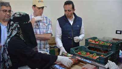 نائب محافظ البحيرة يستقبل وفد الوكالة الأمريكية للتنمية الدولية بمركز بدر