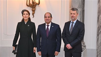 الرئيس السيسي يلتقي ملك الدنمارك
