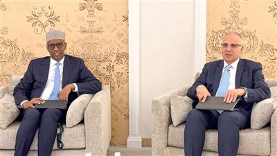 وزير الري يلتقى وزير المياه الصومالى على هامش فعاليات مؤتمر COP16 بالرياض