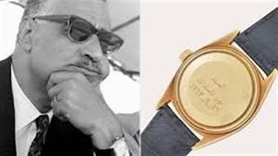 أهداها له السادات.. بيع ساعة جمال عبد الناصر فى مزاد أمريكي (السعر صادم)
