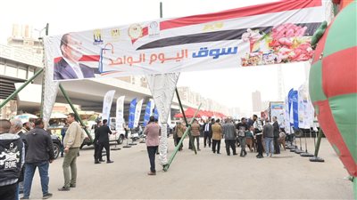  افتتاح سوق اليوم الواحد بمنطقة المرج