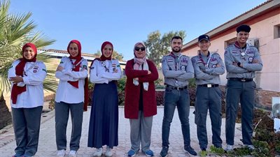 جامعة القناة تشارك في معسكر التدريب الكشفي بالإسكندرية