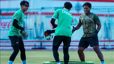 مران الزمالك..تعليمات خاصه لحراس المرمى 