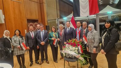 رموز الجالية المصرية في المانيا يشاركون في حفل استقبال السفير محمد البدري.. صور