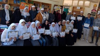 تكريم الطلاب المشاركين في مسابقة نحلة التهجي القومية بالعاشر من رمضان 