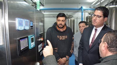 نائب محافظ الدقهلية يتفقد المنطقة الصناعية بجمصة