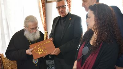 محافظ جنوب سيناء يزور دير سانت كاترين