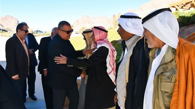محافظ جنوب سيناء وسفير دولة الكويت يتفقدان مشروع التجلي الأعظم بسانت كاترين