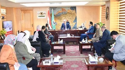 وفد من المجلس القومي لحقوق الإنسان يزور الفيوم