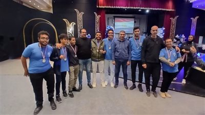 طلاب جامعة حلوان يشاركون في حفل مبادرة حاملي الأمل العالمية