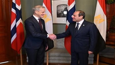 السيسي يلتقي رئيس البرلمان النرويجي وأعضاء لجنة الشئون الخارجية والدفاع