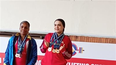 شيماء عبدالناصر بنت الإسماعيلية تحصد المركز الأول فى بطولة رفع الأثقال  