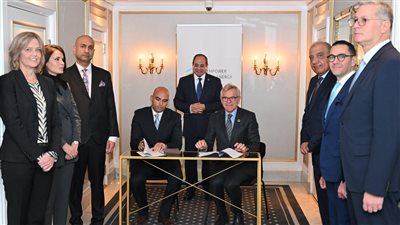 السيسي يبحث تعزيز التعاون الاستثماري بين مصر والنرويج