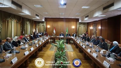 تفاصيل اجتماع مجلس شئون خدمة المجتمع في الجامعات