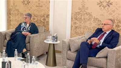 وزير الري يلتقى المدير الإقليمي للمركز الدولي لبحوث التنمية   