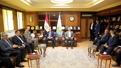 محافظ كفر الشيخ يستقبل رئيس مجلس إدارة صندوق التنمية الحضرية