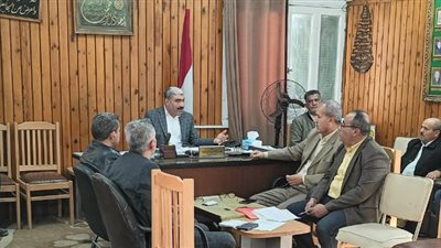 وكيل زراعة الغربية يجتمع بمديري الإدارات ومديري العموم