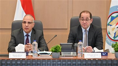 وزيرا الري والمالية يبحثان التنسيق المشترك بين الوزارتين في العديد من الملفات