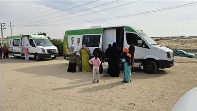 قافلة طبية شاملة في قرية السكاسكة بشمال سيناء 