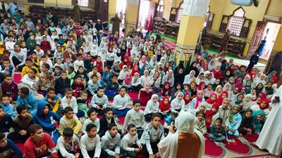 انعقاد لقاء الجمعة للأطفال بمسجد أطفيح بالجيزة