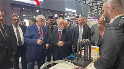 بالصور | إقبال كبير على الشركات المصرية المشاركة بمعرض العراق الدولي للإنشاءات