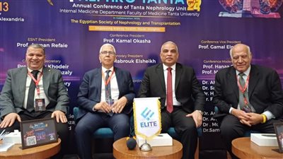 رئيس جامعة طنطا يشهد فعاليات المؤتمر ال 14 لوحدة أمراض الكلى