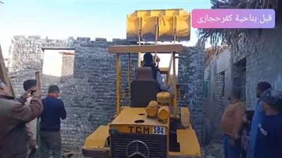 إزالة 30 حالة تعدٍ على أملاك الدولة ومخالفات بناء بالجيزة