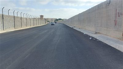 رصف 13 شارع بمنطقة العجمي في الإسكندرية 