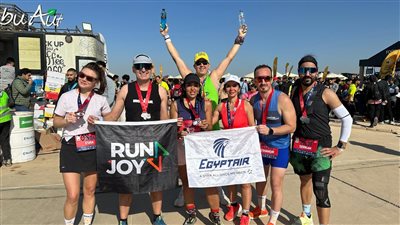 مصر للطيران الراعي الرسمي لسباق نصف ماراثون الأهرامات 