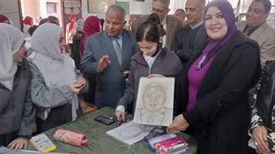 وكيل تعليم الفيوم يتفقد المدرسة الثانوية للبنات