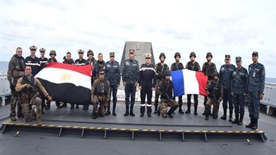 القوات البحرية المصرية والفرنسية تنفذان التدريب المشترك (كليوباترا- 2024) بالبحر المتوسط