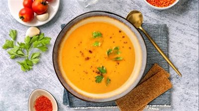 طريقة تحضير شوربة العدس الصحية لشتاء دافيء