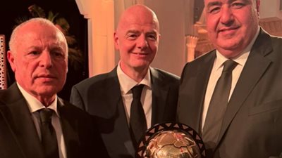 إنفانتينو وأبوريدة يوجهان التهنئة للأهلي بعد التتويج بجائزة الأفضل