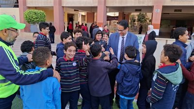 وكيل تعليم الغربية  يشهد تجربة خطة الإخلاء لمدرسة الشهيد محمد سمير