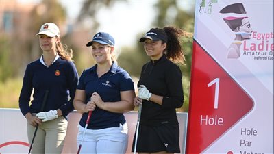 چوليا وشارلوت فى صدارة منافسات بطولة مصر الدولية للجولف للسيدات