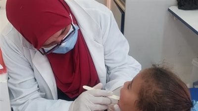 الكشف على ١٣٤٤ مواطنًا بالقافلة الطبية بقرية المحسمة الجديدة