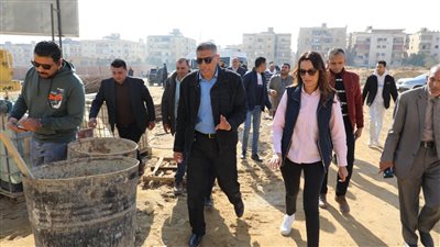 محافظ الجيزة يتفقد نسب التنفيذ بمشروع مبنى خدمات مصر بحدائق الأهرام 