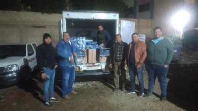 ضبط 12 ألف علبة سجائر مجهولة المصدر بالفيوم 