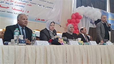 الفيوم تشهد لقاء جماهيري لحل مشكلة التسرب التعليمي بيوسف الصديق