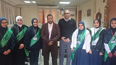 مدير تعليم أبوتشت يستقبل وفد المكتب التنفيذي لاتحاد طلاب المدرسة الثانوية بنات  