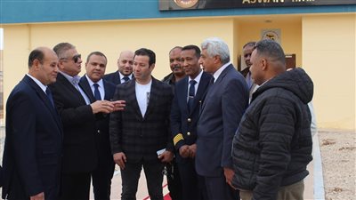 جولة تفقدية للجنة العليا للتفتيش الأمني والبيئي بمطاري أسوان وأبوسمبل الدوليين