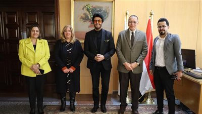 الفنان سامح يسري في ندوة بإعلام 6 أكتوبر