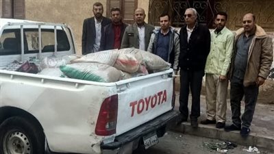 ضبط 1429 عبوة سلع غذائية غير صالحة للاستهلاك بالفيوم 